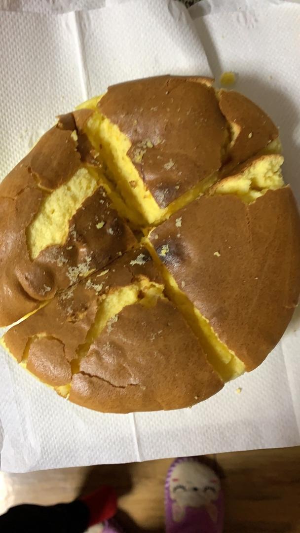 6寸六寸戚风蛋糕，不会失败的方子。哈哈哈