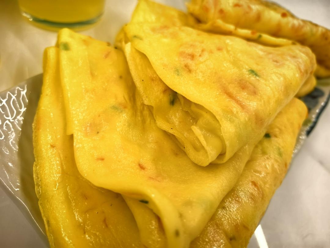 简单快手蔬菜鸡蛋煎饼