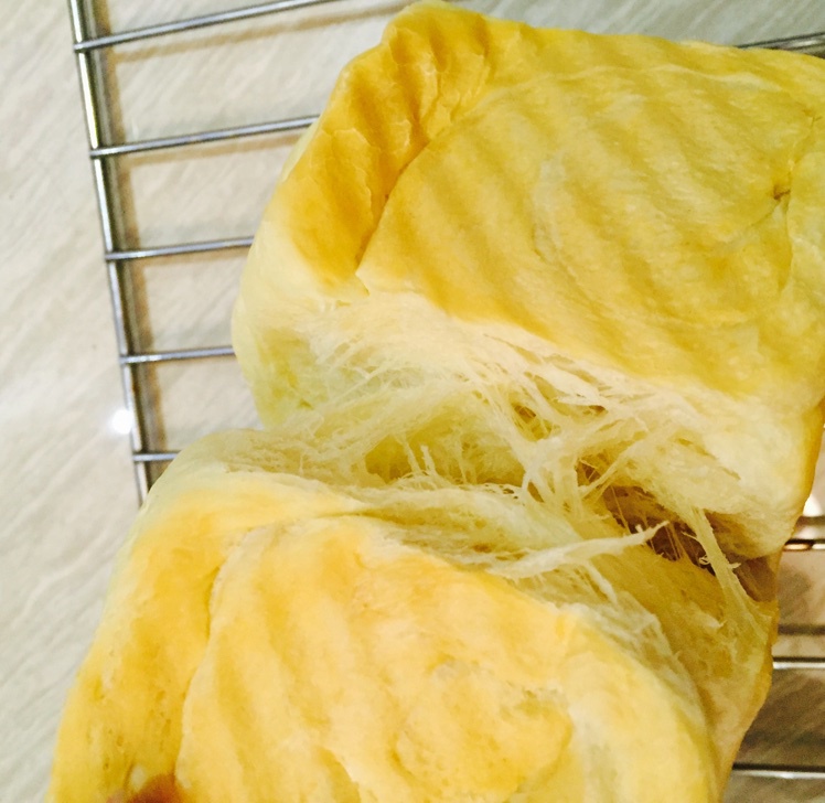 夺命软吐司(๑´ڡ`๑)超软拉丝极速方便的一次发酵吐司