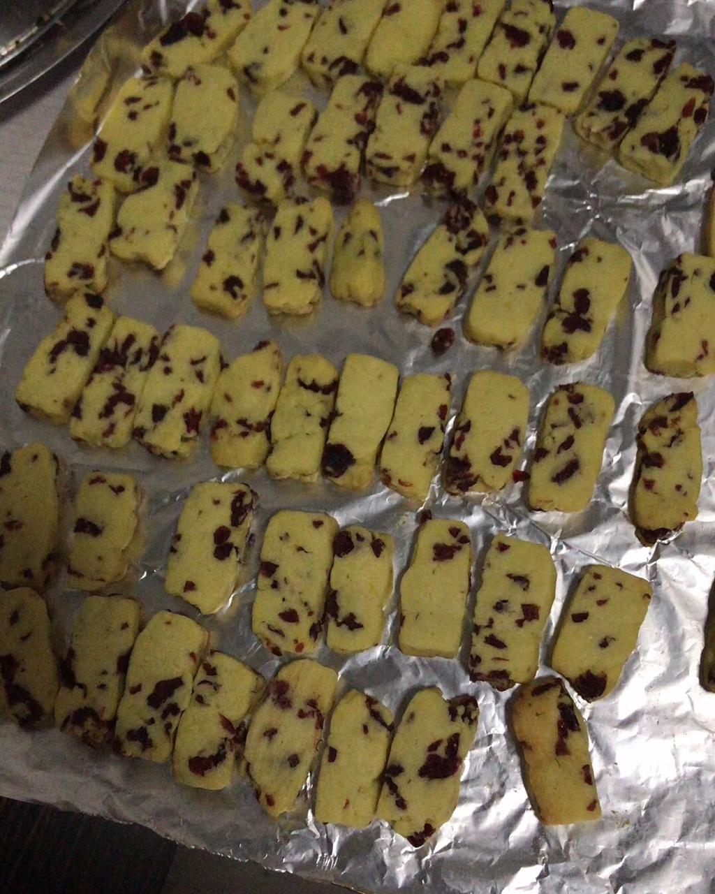 低糖少油版蔓越莓饼干