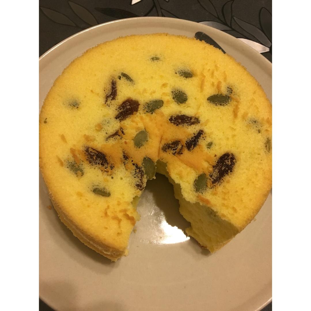 6寸原味戚风蛋糕