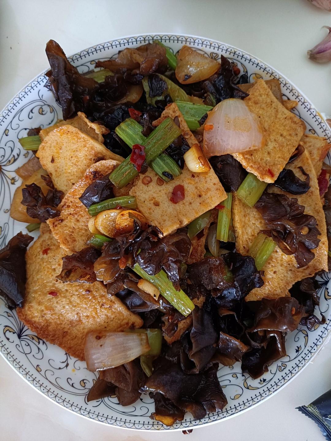 小炒千叶豆腐