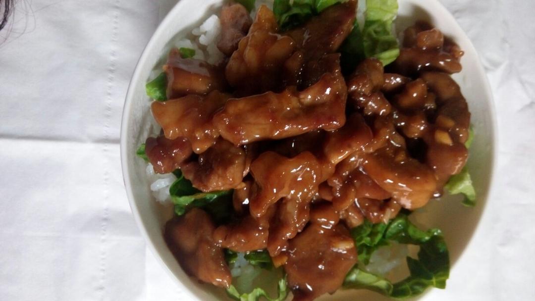 手机用户1409_v0en做的糖醋肉盖浇饭