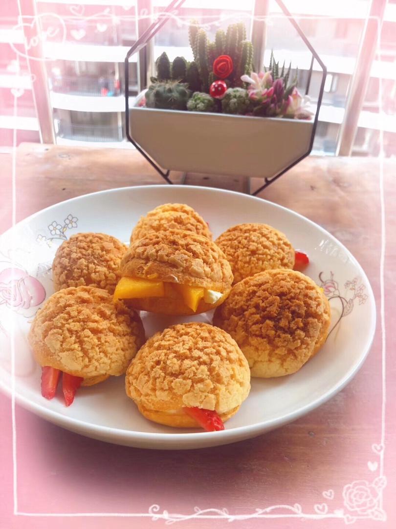 十分美味的酥皮泡芙