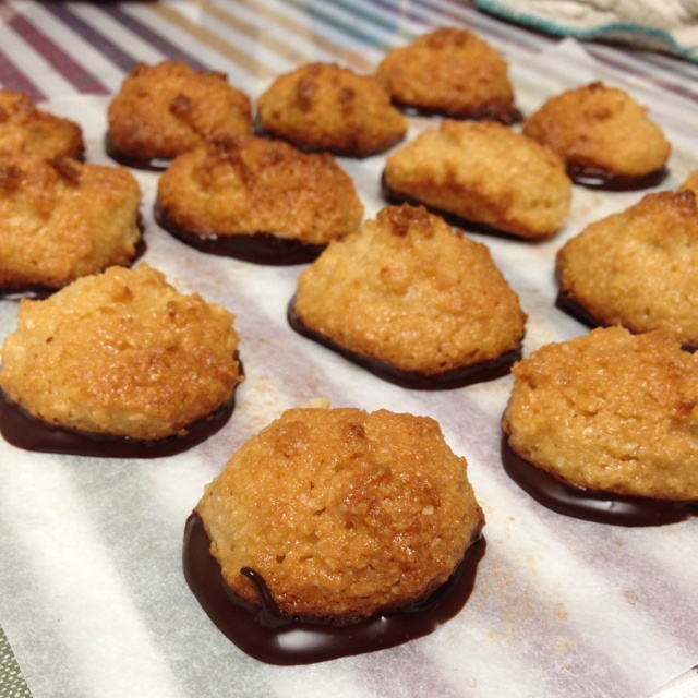 巧克力底椰丝macaroons