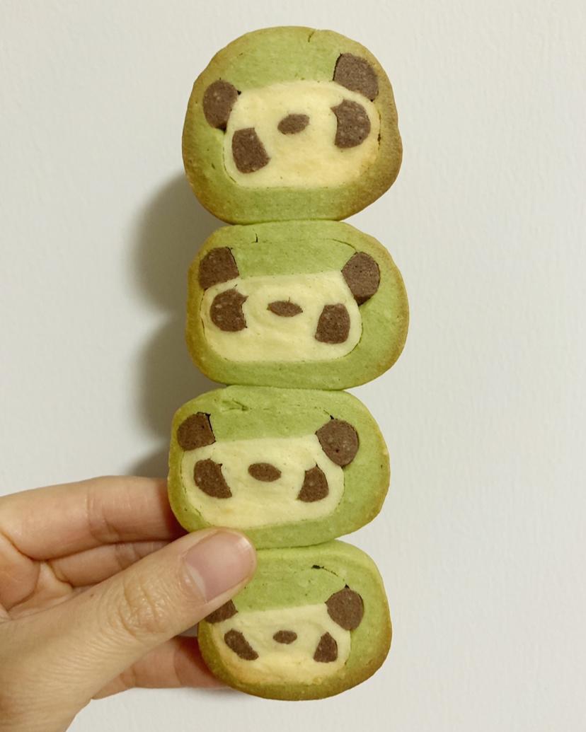 熊猫饼干（稍微修改了下糖小饼的方子）