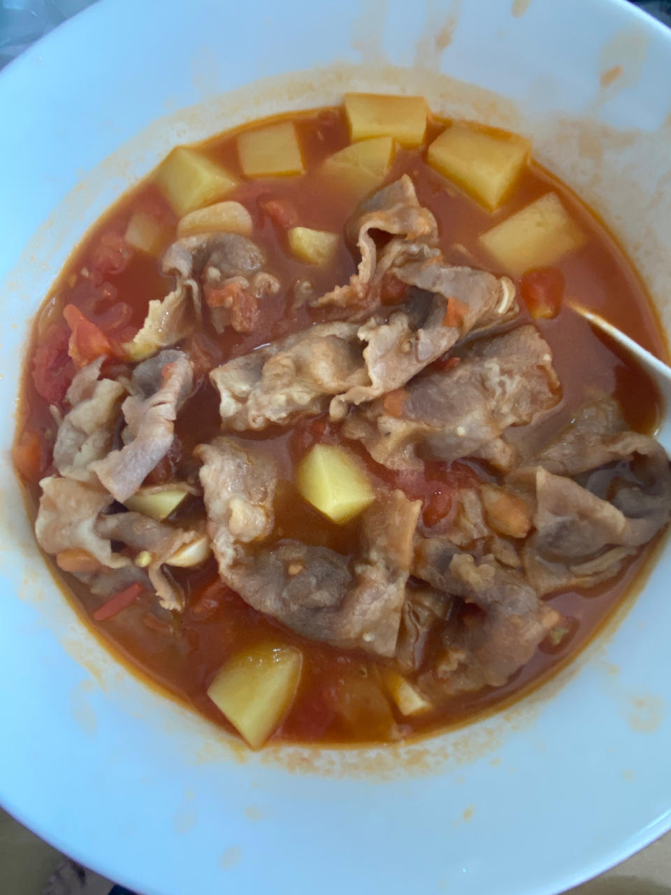 好喝开胃❗️连汤汁都不剩的番茄土豆肥牛汤。