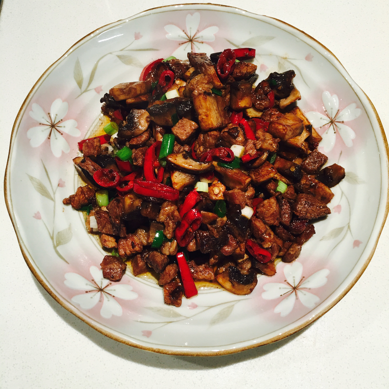 香菇肉丁