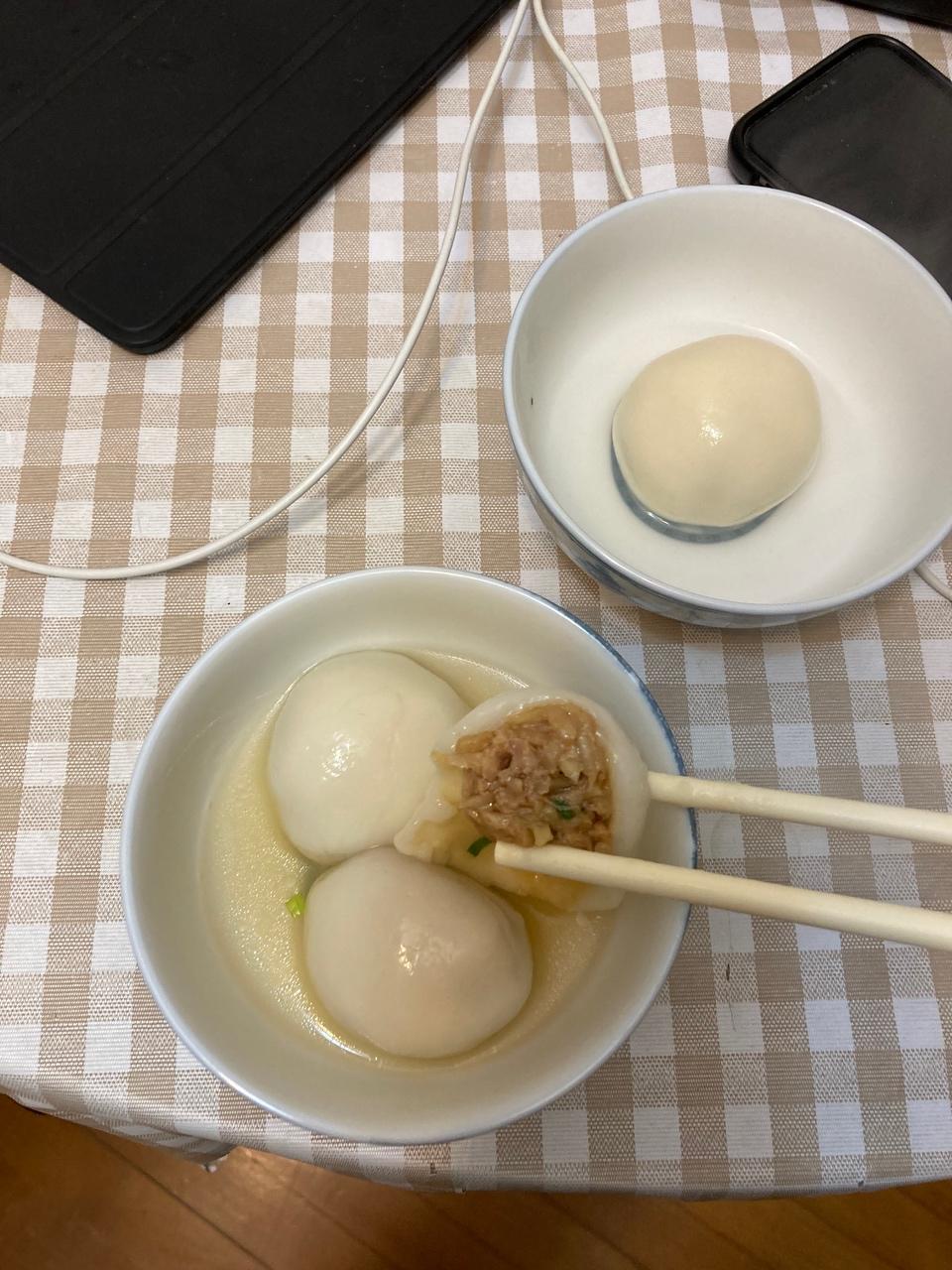 上海蘿蔔絲肉餡大湯圓