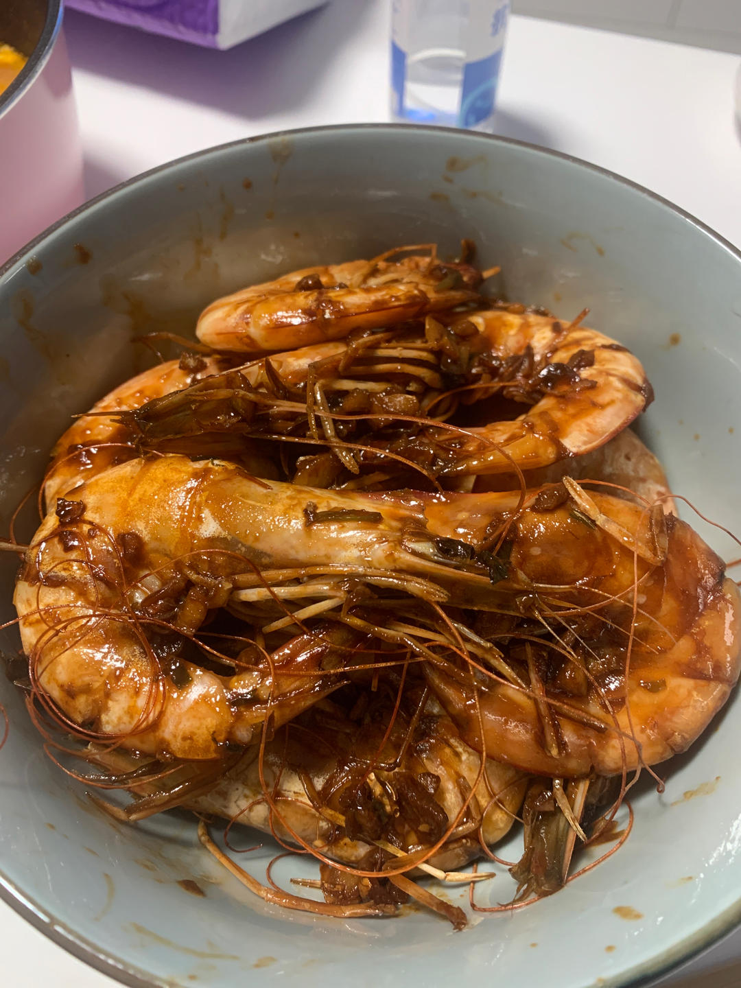 家庭版油焖大虾
