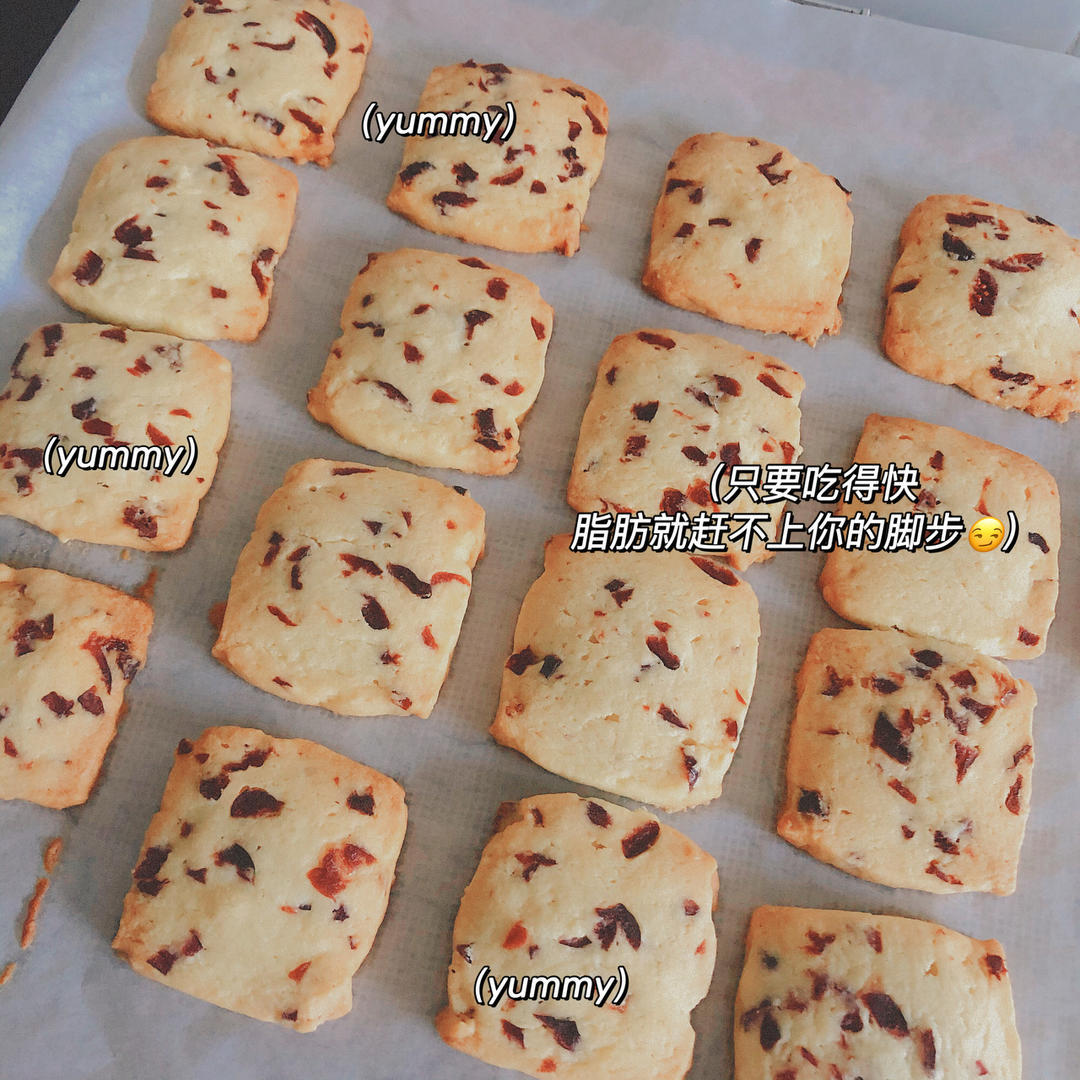 蔓越莓饼干（君之配方改良，易操作版）
