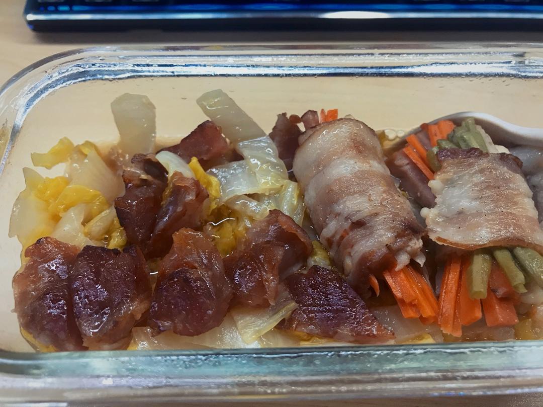 海米滑蛋娃娃菜