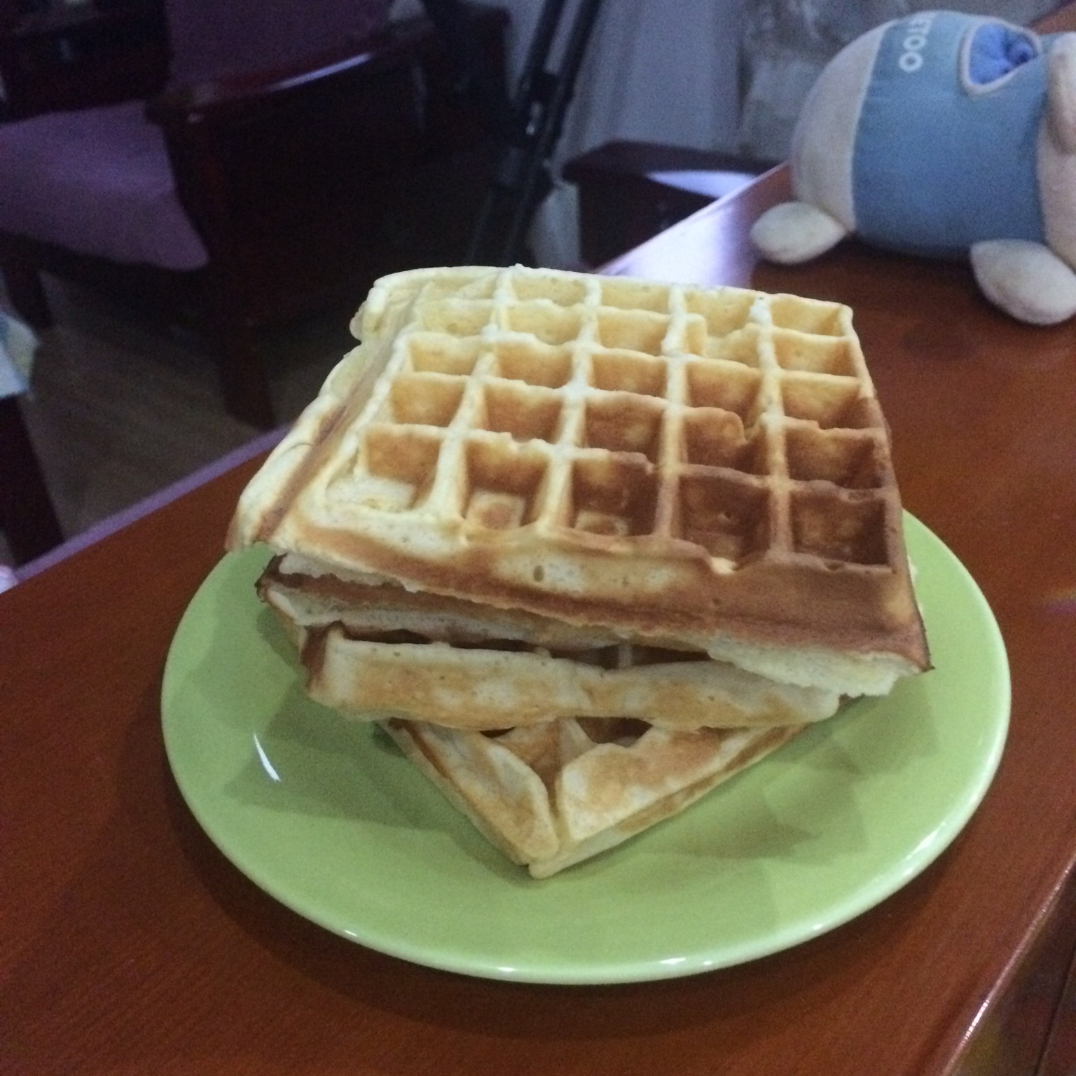 奶油奶酪华夫饼<CREAM CHEESE WAFFLES>