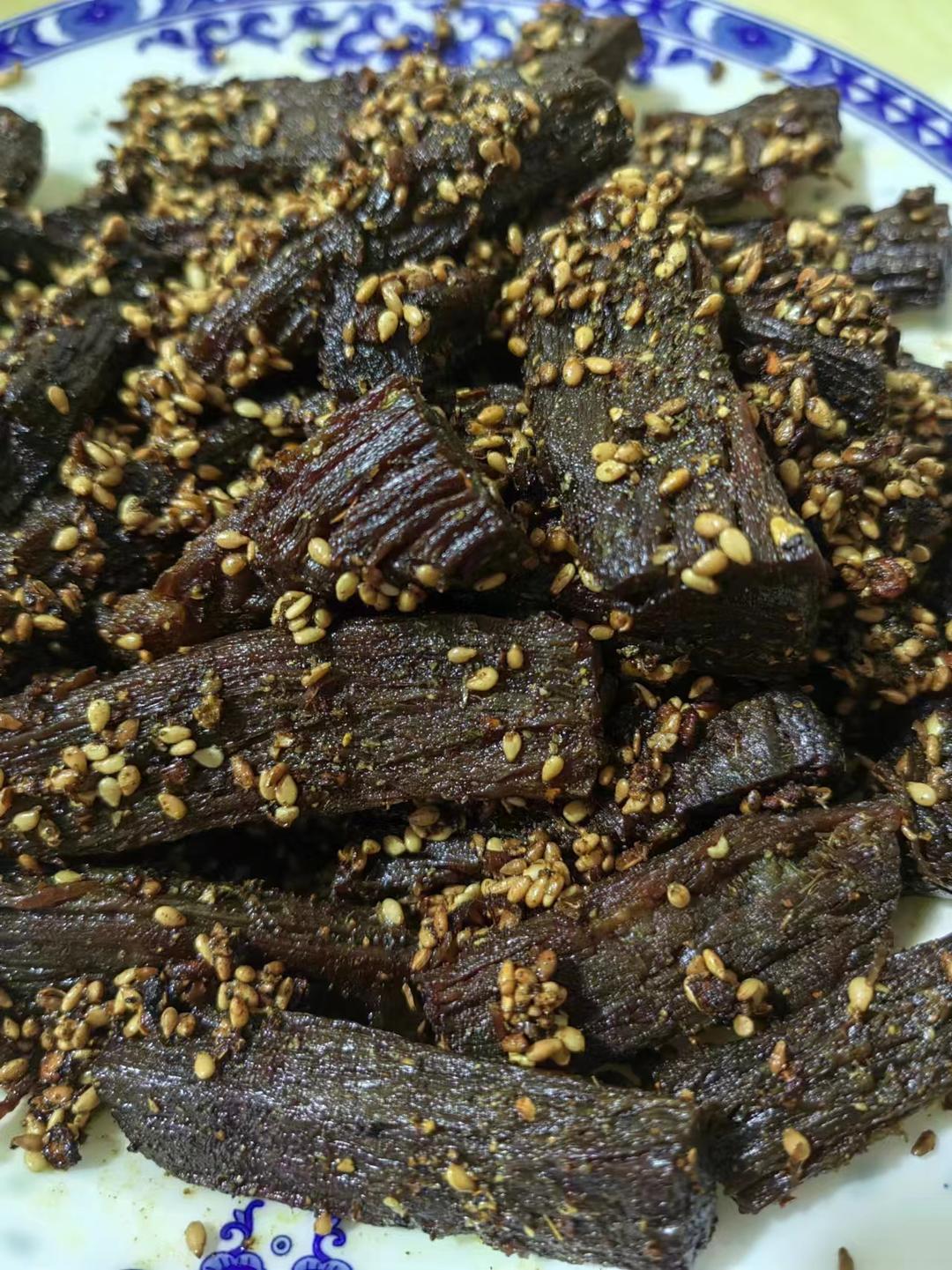 香辣牛肉干（内含宝宝吃的无辣版本）