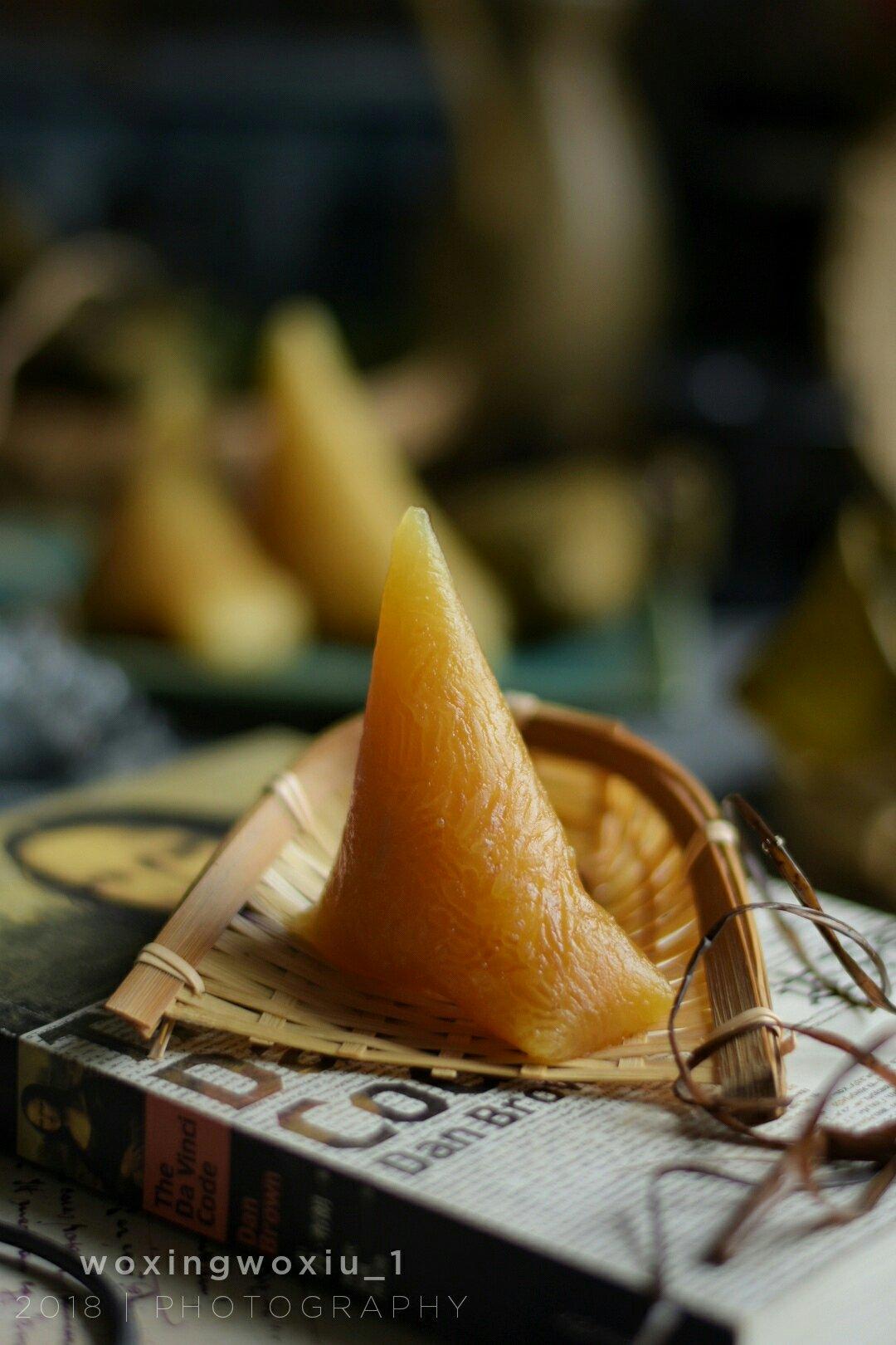 我型我秀1做的端午粽子(小圆锥一口棕)