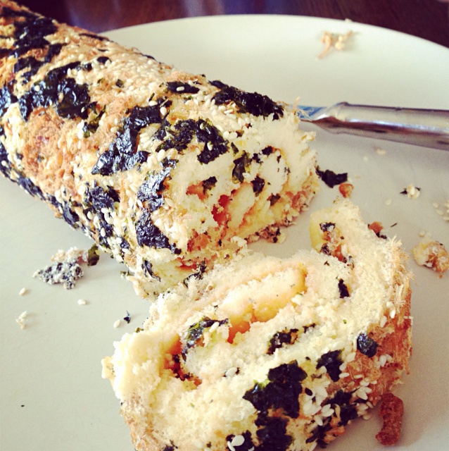 海苔芝麻肉松卷