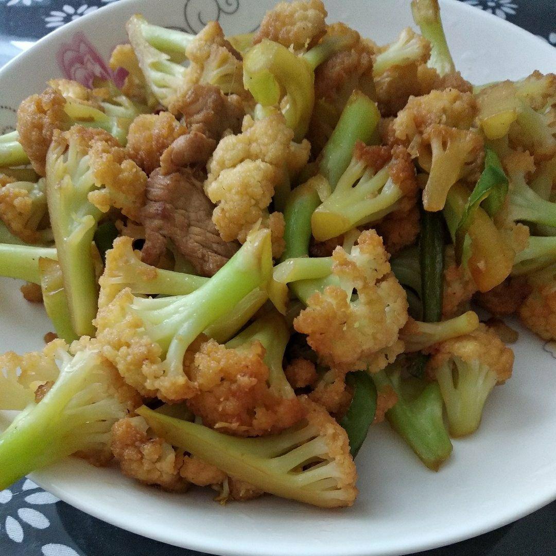 老丁的私房菜-干锅花菜