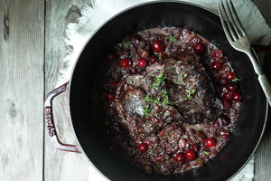 蔓越莓炖烤牛肩佐土豆泥Cranberry Pot Roast的做法 步骤7