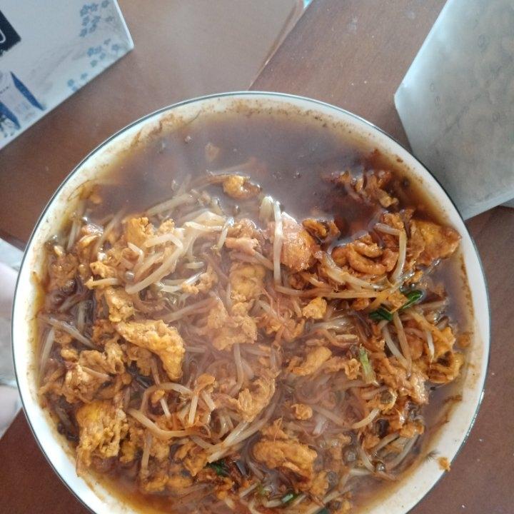 豆芽炒鸡蛋