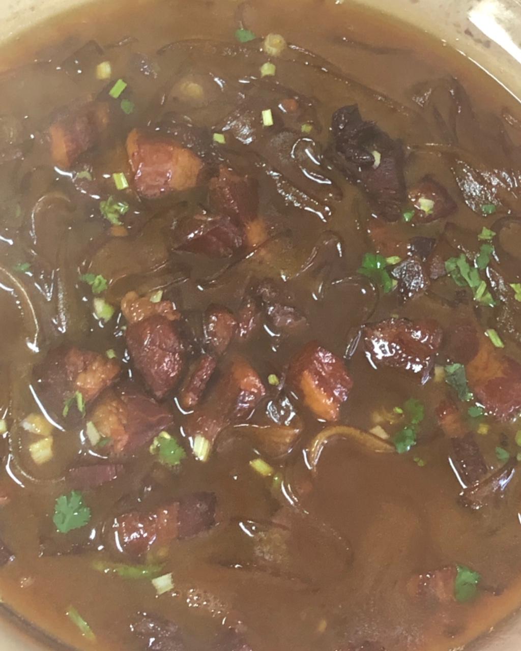 红烧肉炖宽粉
