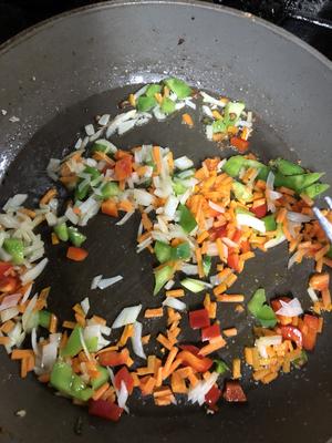 蛋炒白花椰菜(伪饭)-减脂料理的做法 步骤5