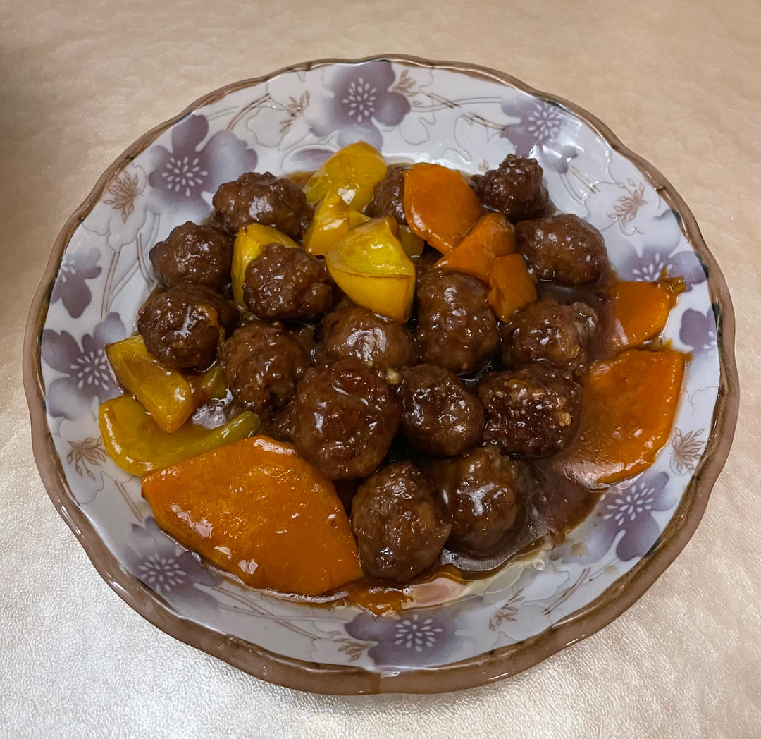 糖醋里脊丸子（家常菜）