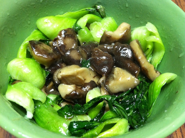 香菇扒油菜