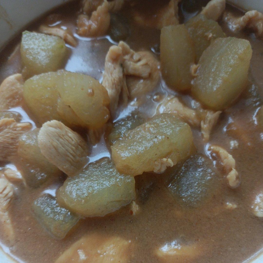 蚝油鸡胸炒冬瓜