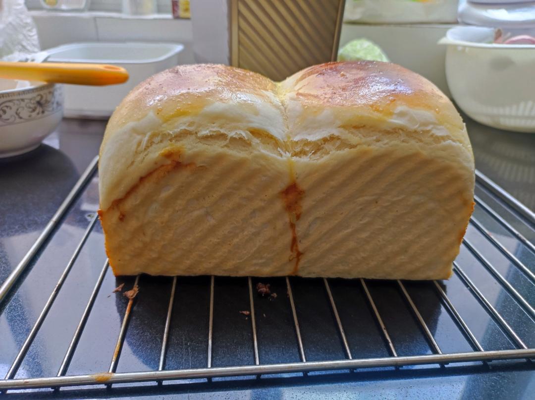 杏仁片•手撕北海道吐司🍞（冷藏发酵•直接法）