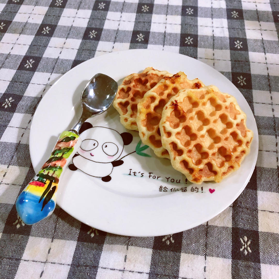 无需精确称量配方-媲美肯德基的华夫饼（燃气模具）发酵版比流质面糊版好吃太多了