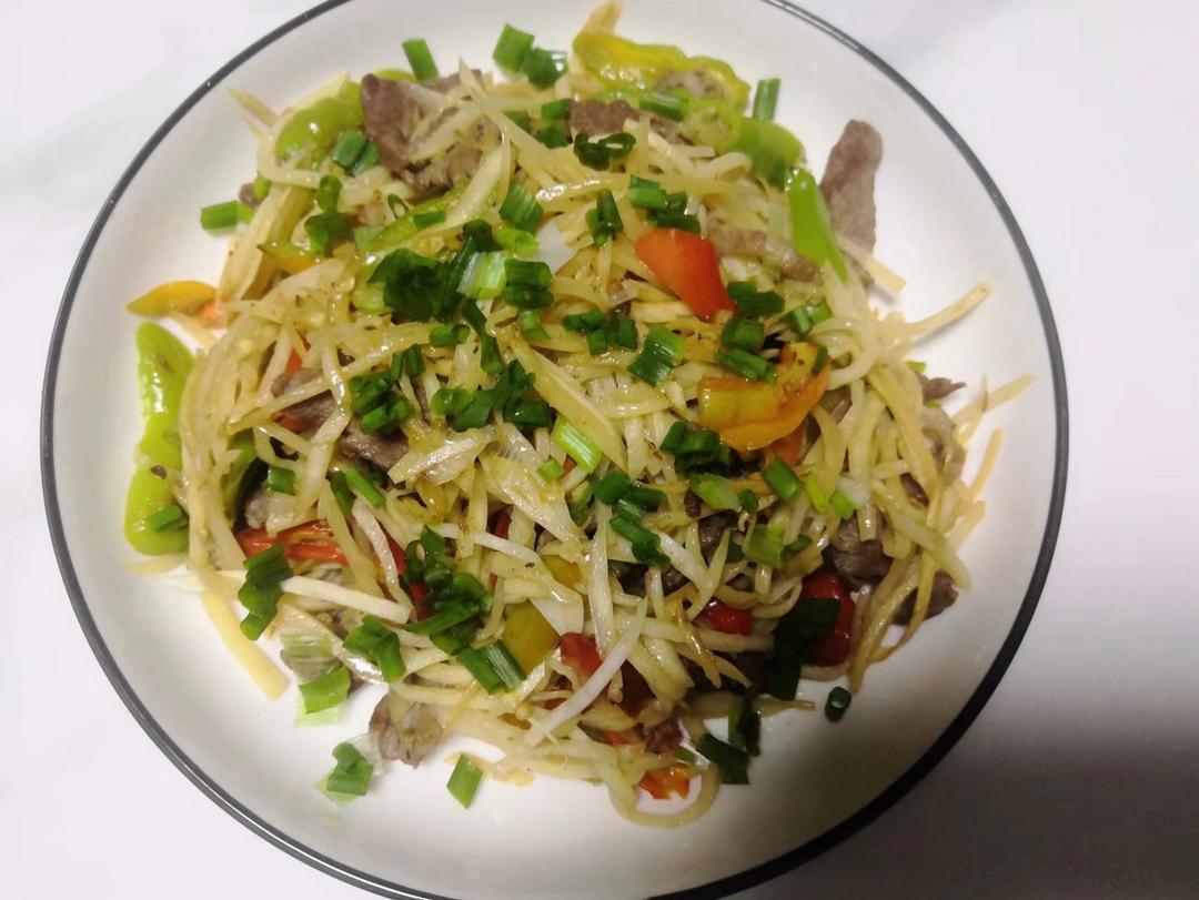 茭白炒肉，好吃下饭！