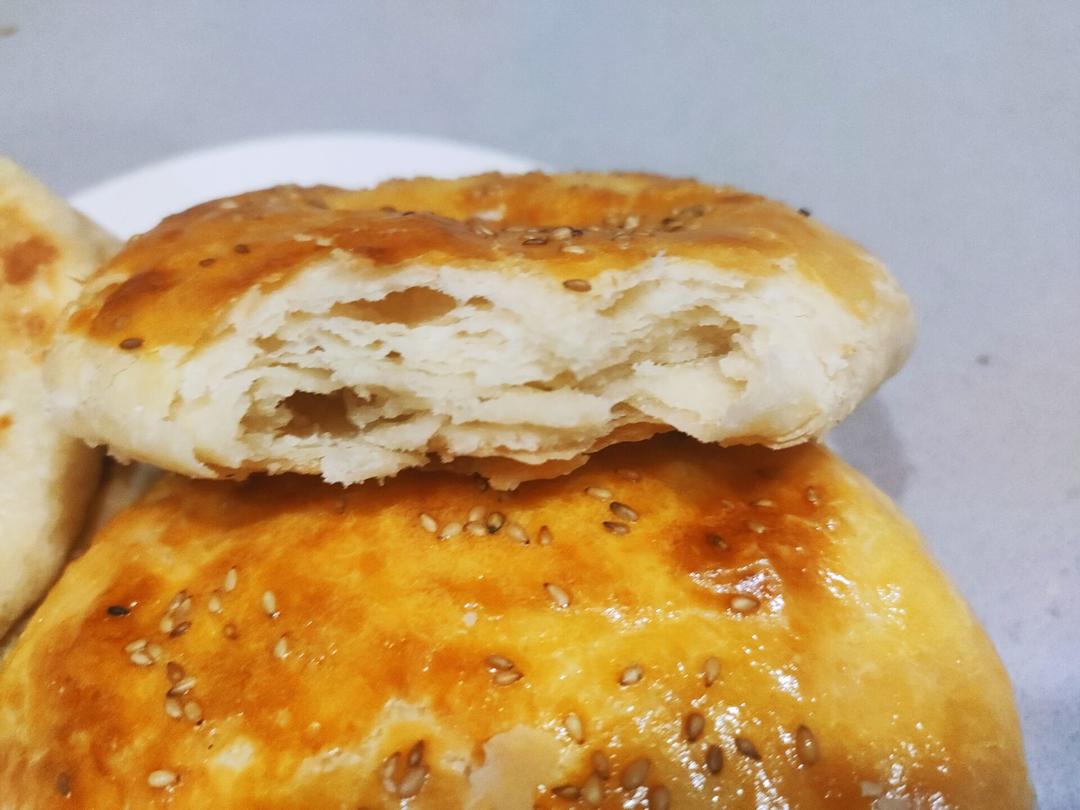 发面糖烧饼（烤箱版）的做法