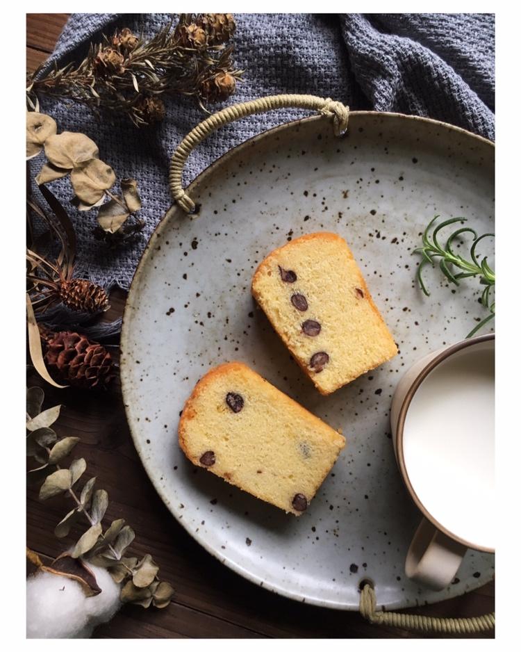 香草&抹茶双拼磅蛋糕（白菜磅）