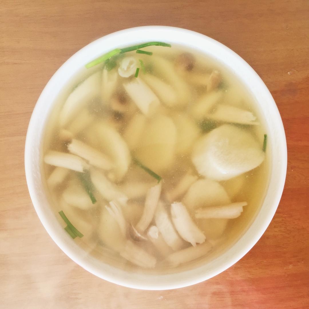 山药薏米蘑菇汤