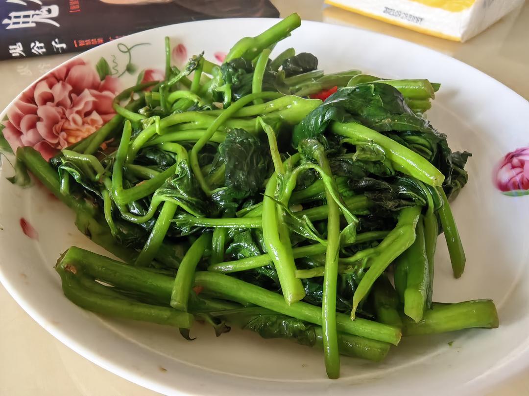 💥蒜蓉炒红薯叶