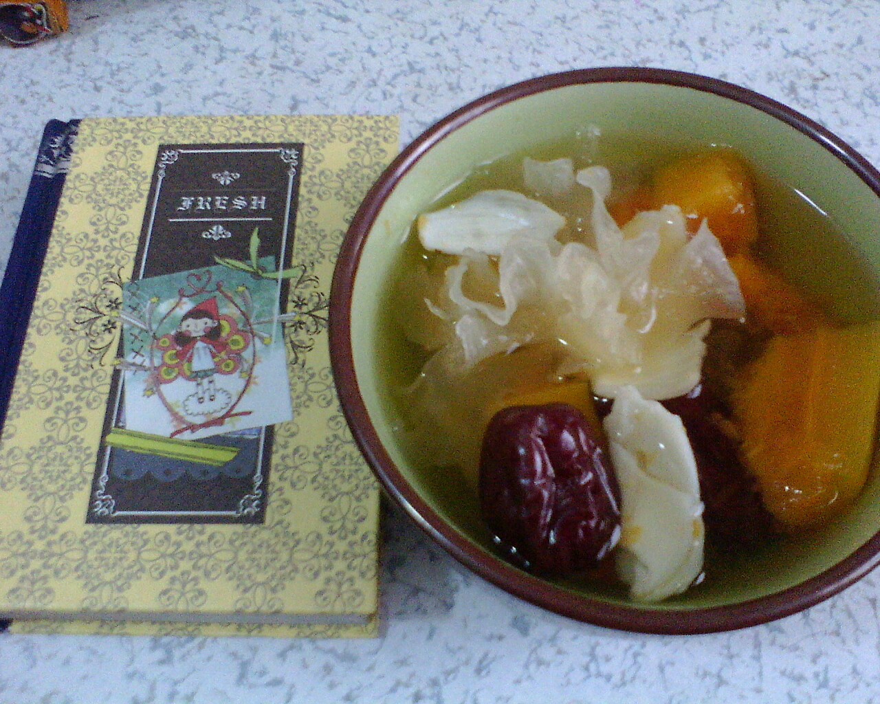 红枣木瓜银耳汤