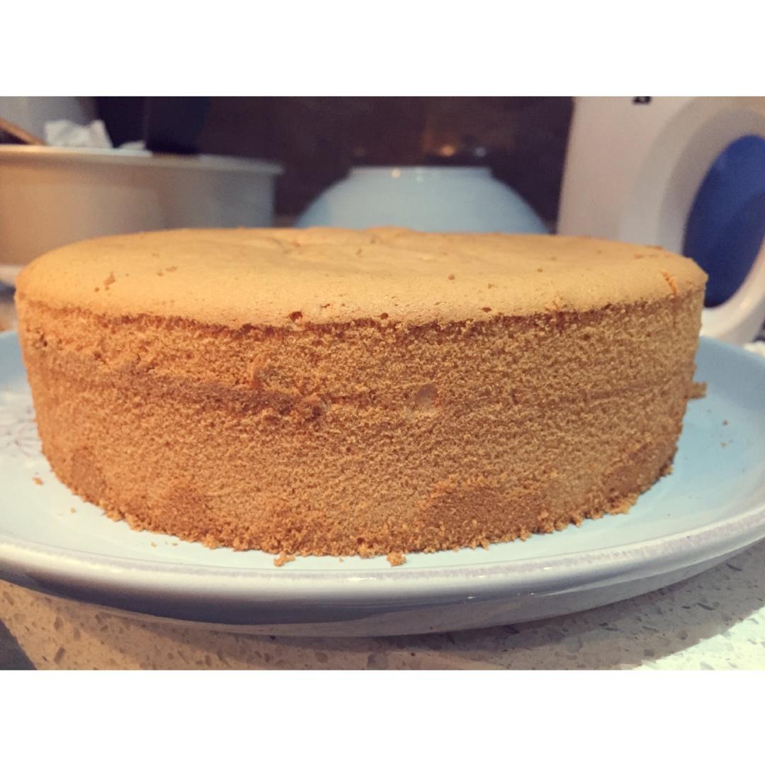 八寸戚风蛋糕（生日蛋糕坯）附六寸配单