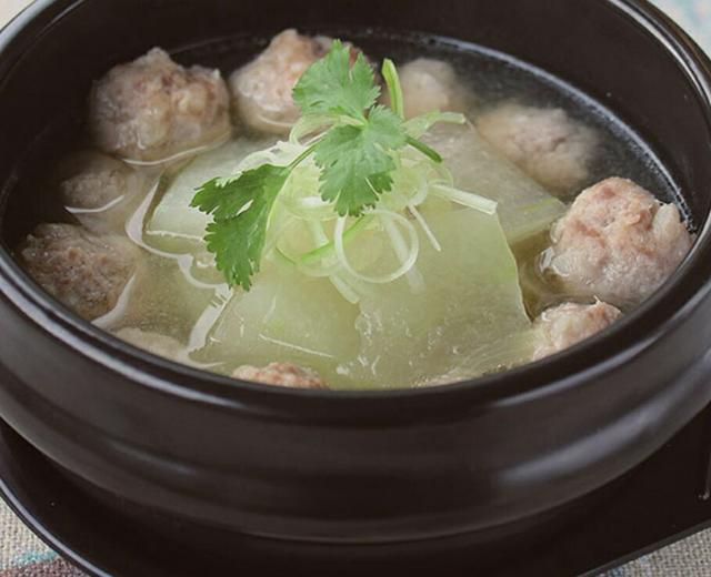 冬瓜丸子汤的做法