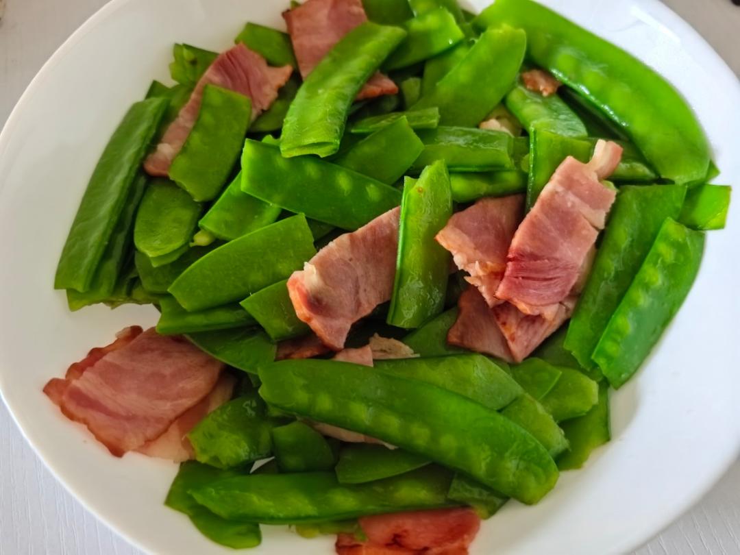 培根炒荷兰豆