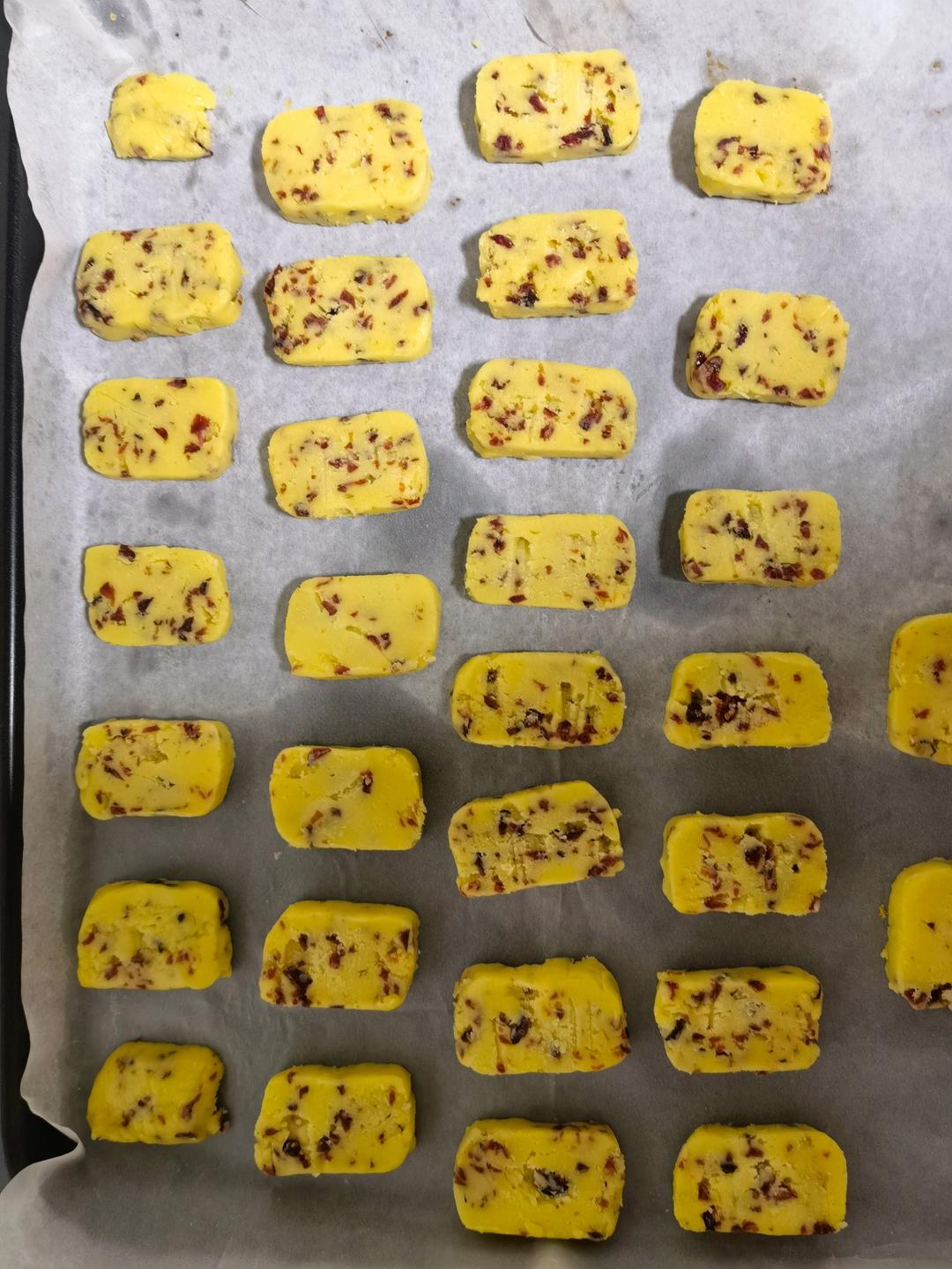 低糖少油版蔓越莓饼干