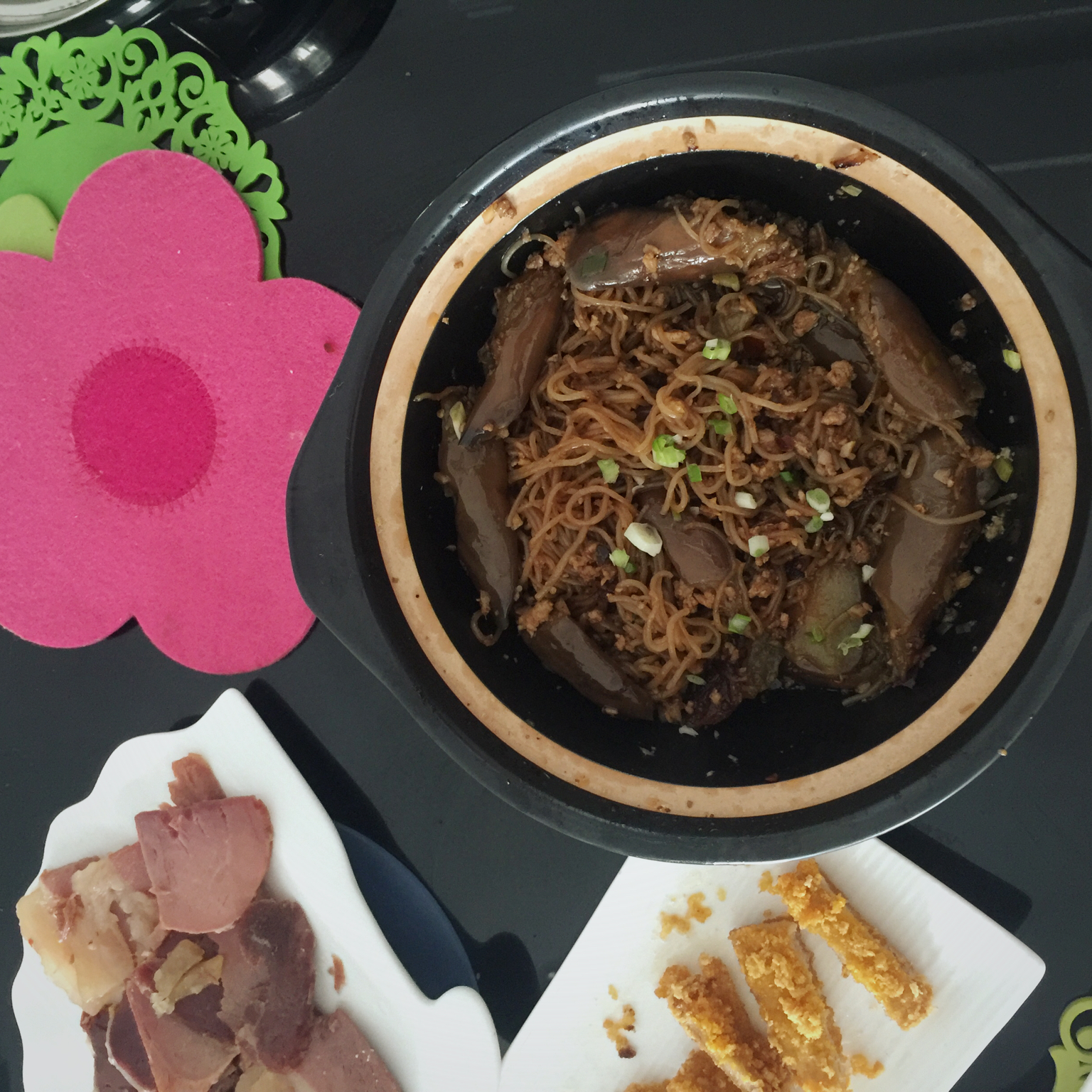 肉末茄子粉丝煲