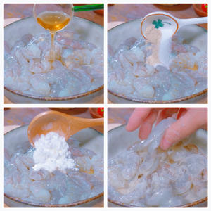 直流口水！制作简单的甜辣芥末虾球的做法 步骤3