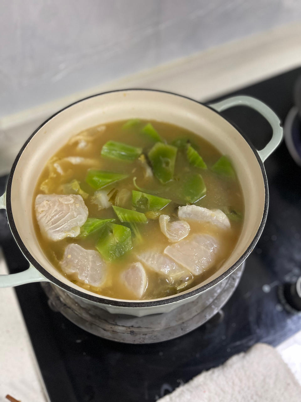 五花肉豆角蒸面条&筒骨萝卜汤【1月北鼎蒸炖锅食谱】