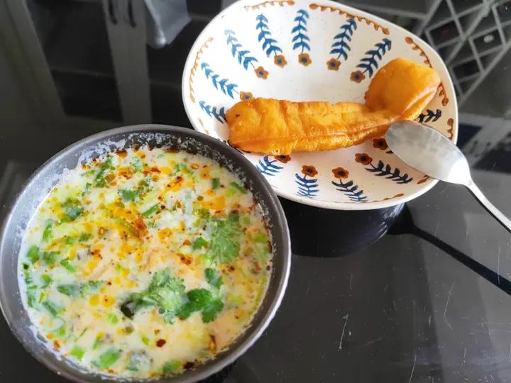 正宗老上海:一碗无敌好吃🉐️咸豆浆