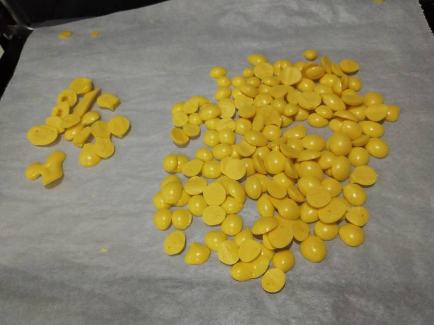 入口即化的无添加蛋黄溶豆