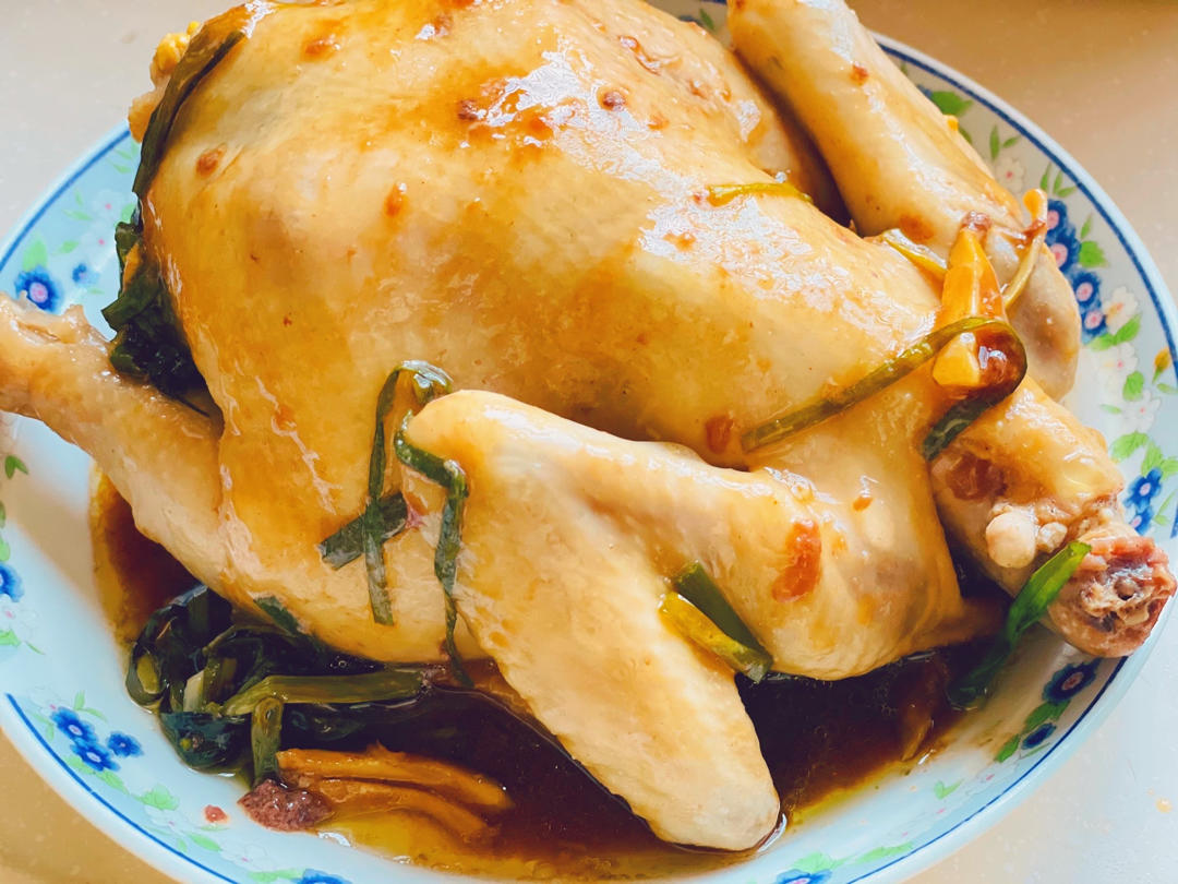 电饭煲盐焗鸡【手撕鸡】简易版