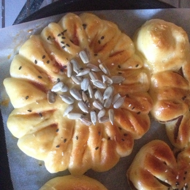 花朵面包-太阳花