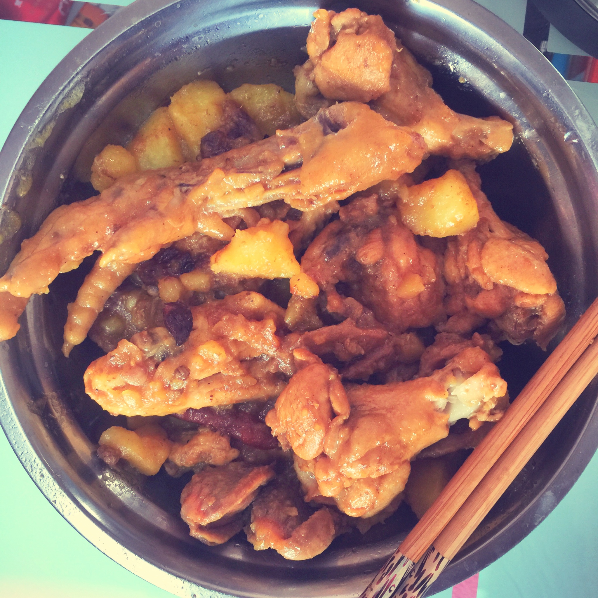 红烧土豆炖鸡腿