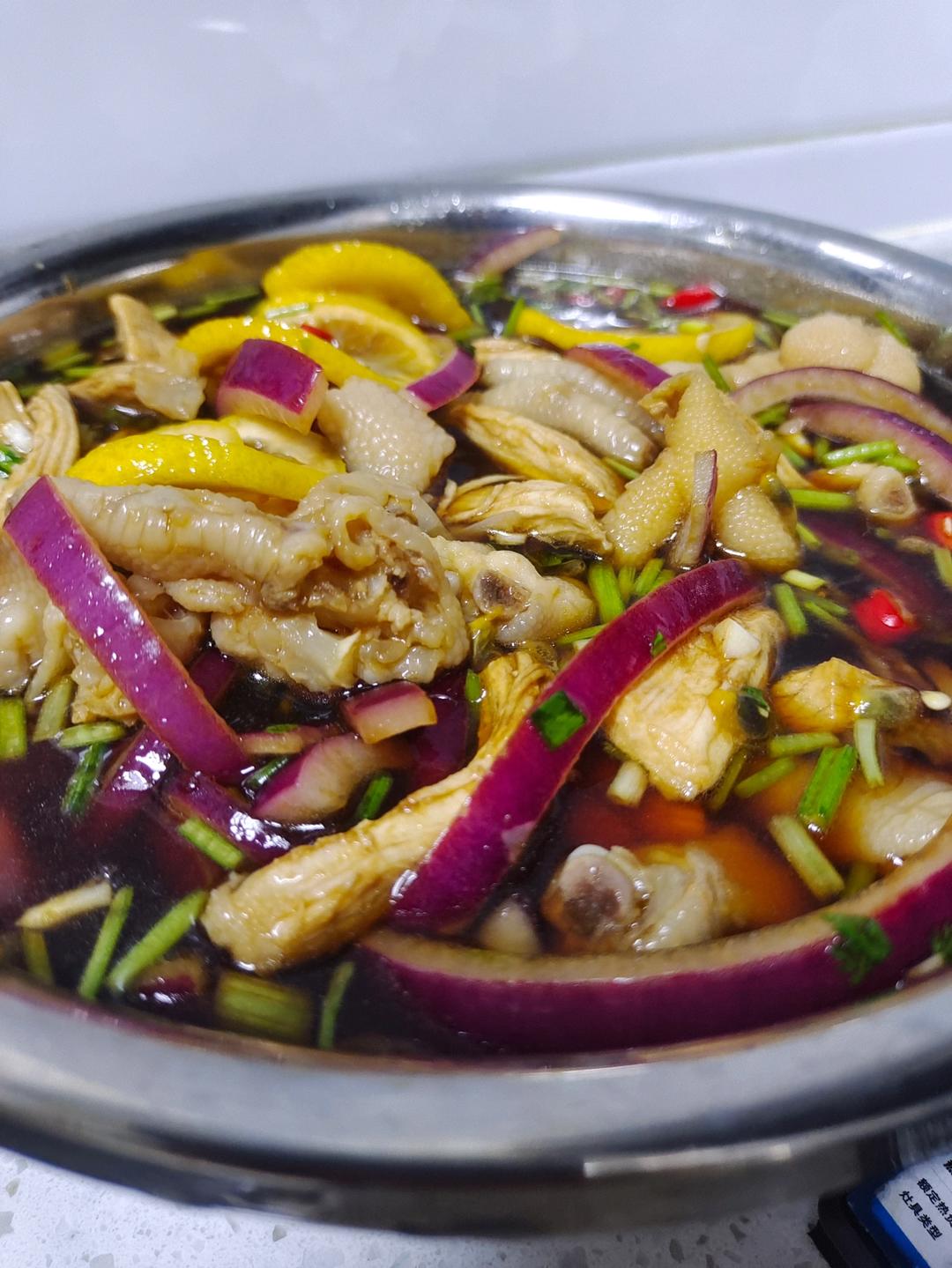 🍋柠檬百香果🌶️酸辣网红鸡爪