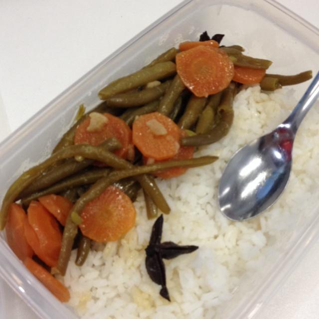 胡萝卜炖豆角的做法